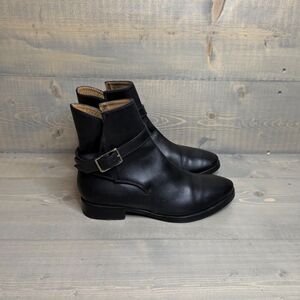 Acne Studios Black Leather Jodhpur Ankle Boots EU 39, US Women's 9